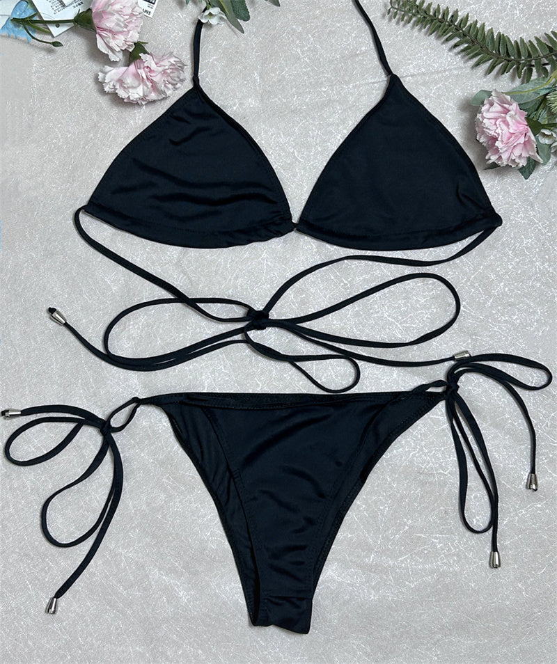 Transparent Beach Bath With No Tan Lines Breathable Women's Set